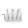 Stainless Steel Square Shower Head High Pressure Water Saving Sprayer Rainfall Waterfall Nozzle For Bathroom Accessories