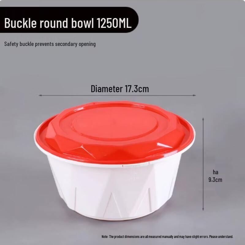 SIVIR Disposable Lock-Buckle Food Container
