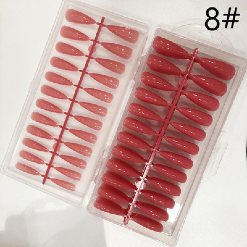 Jelly & Nude Wearable Nail Tips - 240 Pcs In Box: Ice Transparent & Colorful False Nails