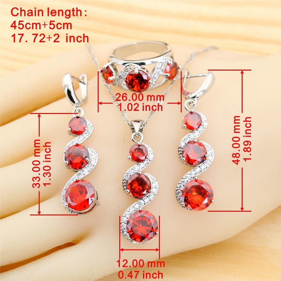 Luxe AAA Zircon Set Jewelry Earrings Rings Bracelet Necklace Mothers Day Gift