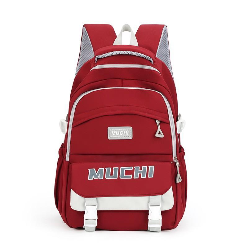 Модный Школьный Рюкзак в Гонконгском Стиле Большой Вместимости для Учеников Средней Школы Мужской Женский Рюкзак Модный Крутой Буквы Ins Легкий Начальная Школа