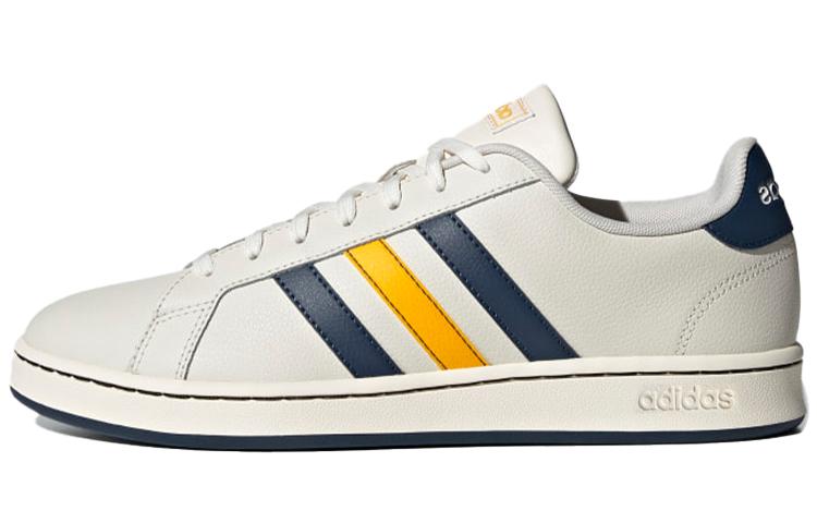 Adidas Neo Grand Court  White Blue Yellow  FY8195 44