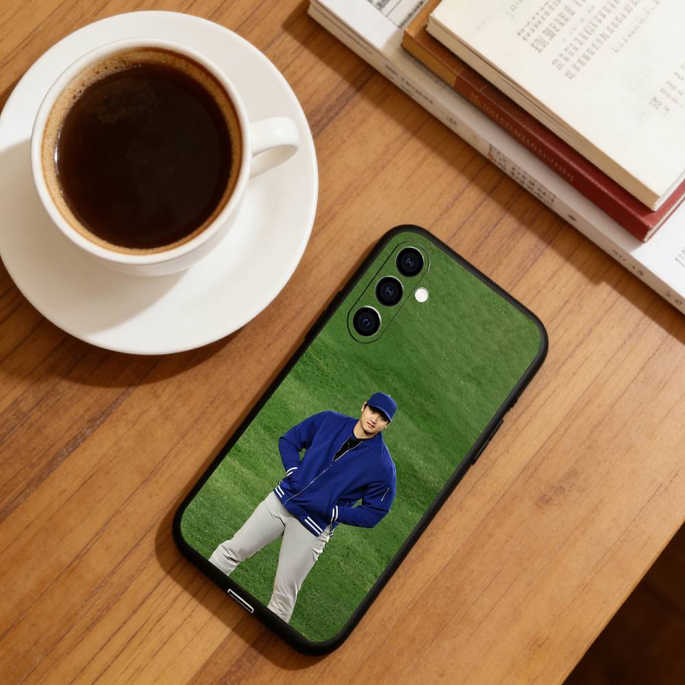 S-Shohei Ohtani Phone Case For Samsung Galaxy A73,A72,A71,A70,A53,A52,A51,Others Soft Black Cover