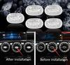 HAILWH Bling Interior Accessories Rhinestone Accessories Applique Cover for Mercedes Benz A Class GLB