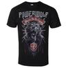 Powerwolf - Koszulka z nadrukiem Chaos Crest - Codzienna koszulka w stylu zespołu Power Metal - Odpowiednia zarówno dla mężczyzn, jak i kobiet