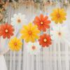 9pcs DIY Crafts Folding Fan Hanging Ornaments Garlands Daisy Hanging Banners  Kindergarten Classroom