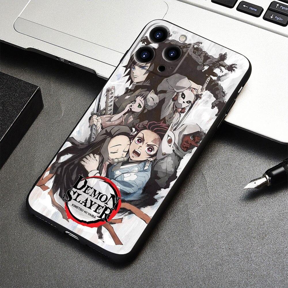Offizieller Fall für iPhone 14 X 12 7 XS 13 Pro Max 8 Plus XR 11 5 6S SE2022 SE2 6 Mini SE Dämon Slayer Kimetsu No Yaiba