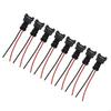 28GC Professional 8PCS EV1 Connector Plugs Injectors Wiring Clips Automotive Electrical System Use Suitable for