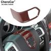 Steering Wheel Center Trim For Dodge Challenger/Charger/Durango 09-14 Red Carbon