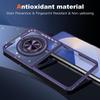 Samsung Z Flip7/6/5 360° Rotating Magnetic Wireless Charging Drop-Proof Clear Case