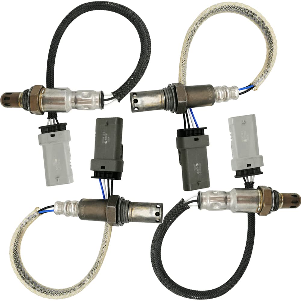 4Pcs 12657188 12659516 Upstream Downstream for Chevrolet Silverado 1500 GMC Sierra 1500 2014-2017 Suburban Tahoe Cadillac Escalade GMC Yukon Yukon XL