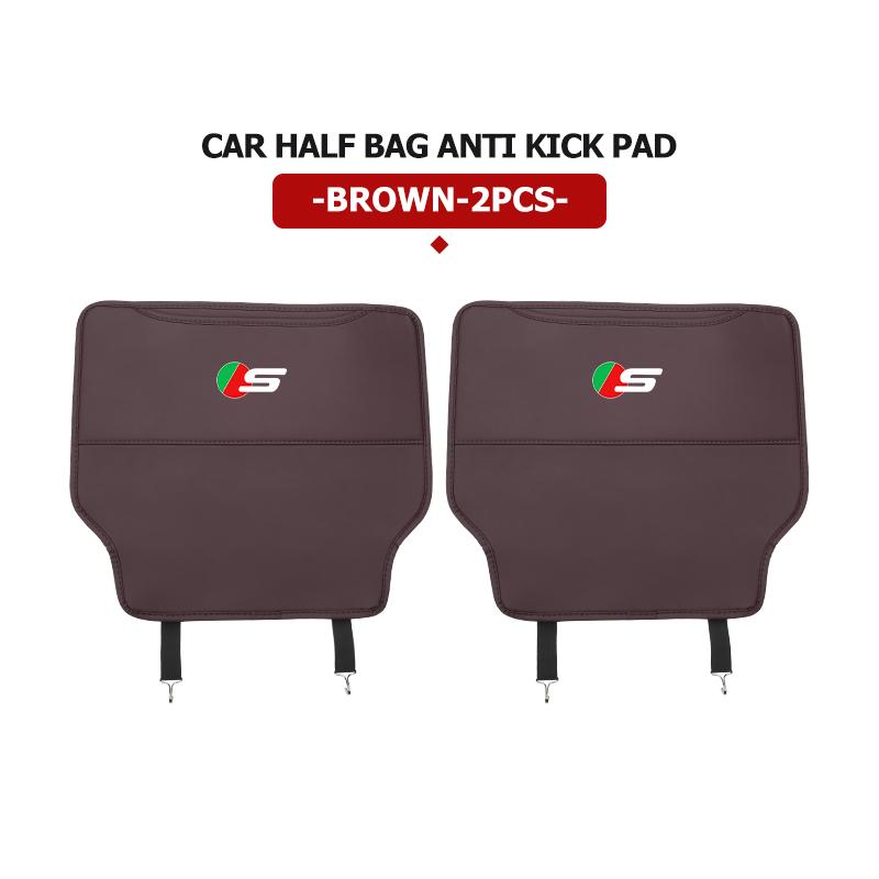 Car Seat Backrest Anti Kick Pad Protector Mat Storage Bag Emblem Accessories For Jaguar XK S-Type F-Type X-Type F-Pace I-Pace HH1