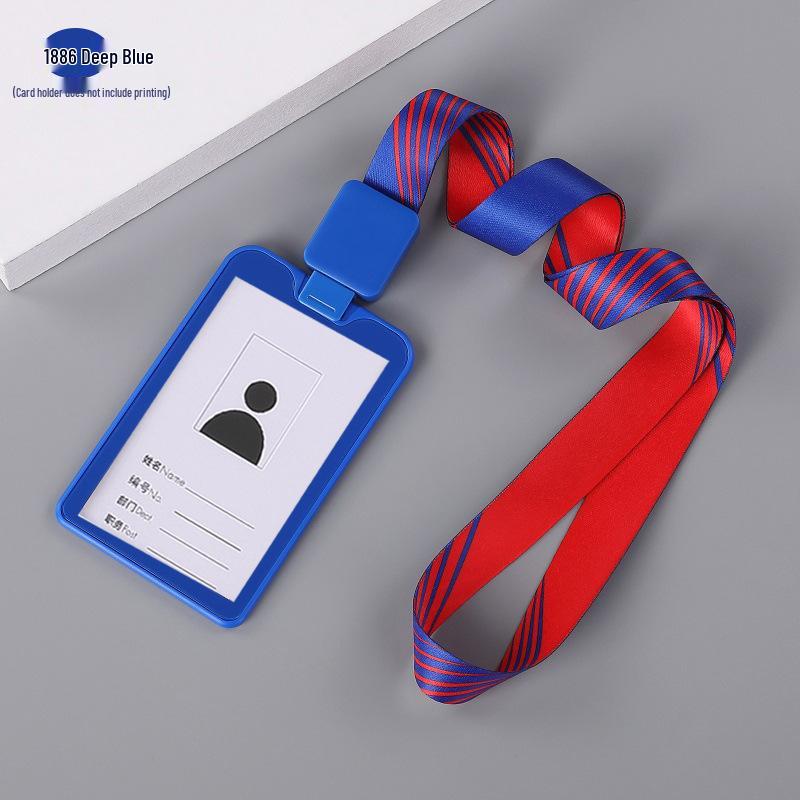 Premium Custom Retractable Badge & ID Card Holder with Lanyard