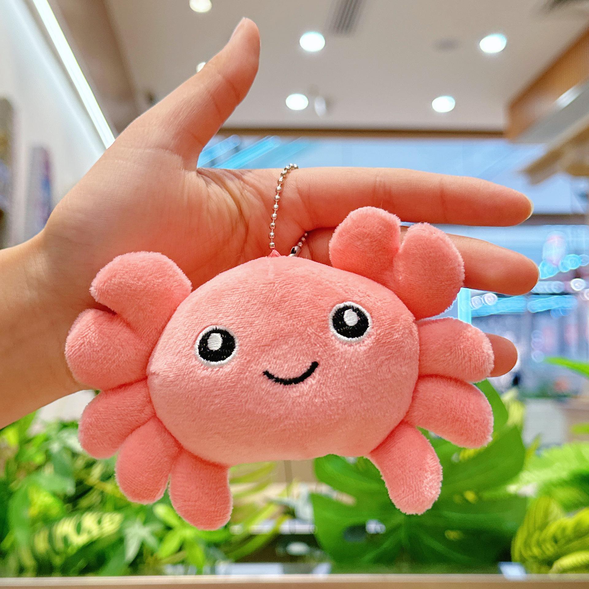 

Плюшевый брелок-подвеска для рюкзака «Маленький краб» - Милое украшение для сумки-куклы Height: 8cm