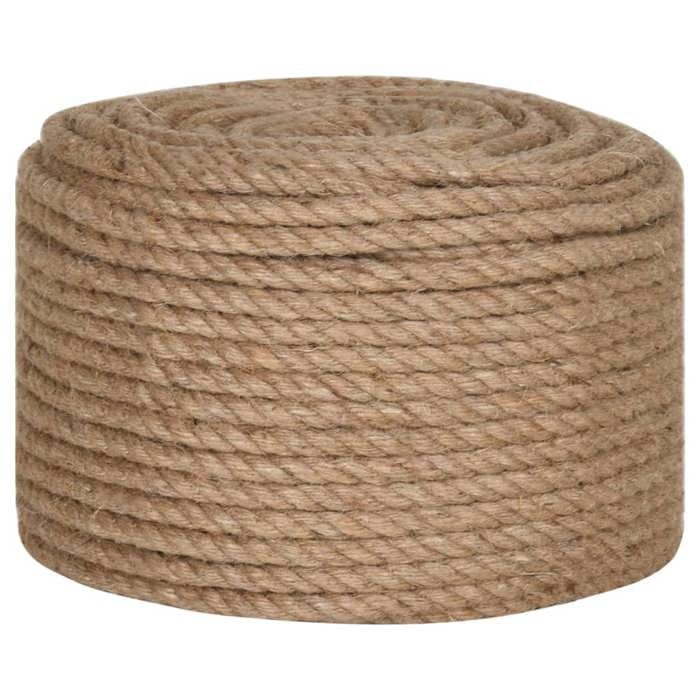VidaXL Corde de jute 25 m de long 10 mm d'épaisseur 153748