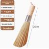 Bamboo pot brush, solid wood handle, kitchen household pot and bowl brush artifact, pot washing bamboo brush, pot washing cleaning brush