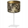 GIA TABLE LAMP, GOLD PATTERN LAMPSHADE