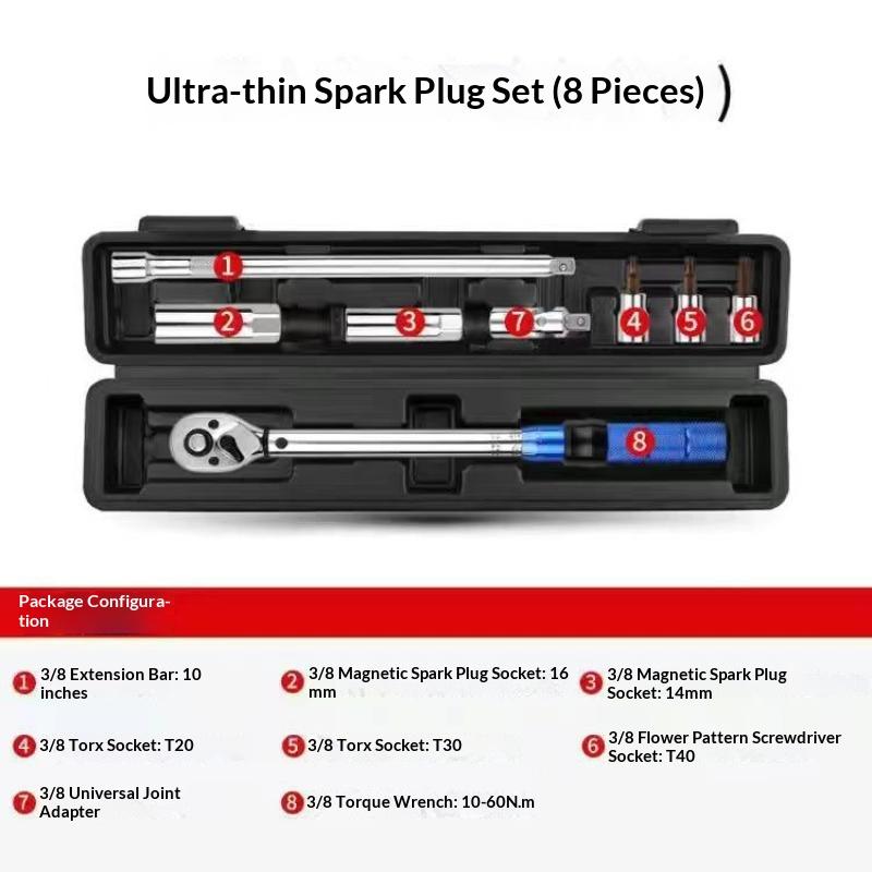 Adjustable Ultra-Thin Magnetic Torque Wrench Special