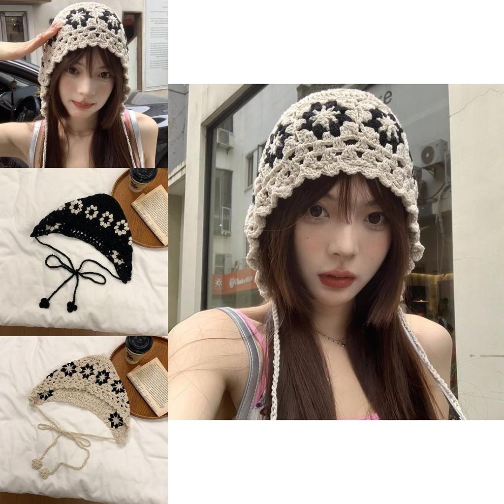 Stylish Handwoven Knitted Fisherman Hat For Women Summer Lightweight Cute Headwear