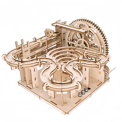 AIJUYE 3D-Holzpuzzle, 3D-Holzhandwerk für 3D-manuelles mechanisches Pachinko-Puzzle, kein Verbindungselement, pädagogisches Geschenk für Grundschüler, Puzzle,