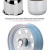 Decorative Wheel Hub Covers for Camper Trailers - Steel Rim Dust Protection