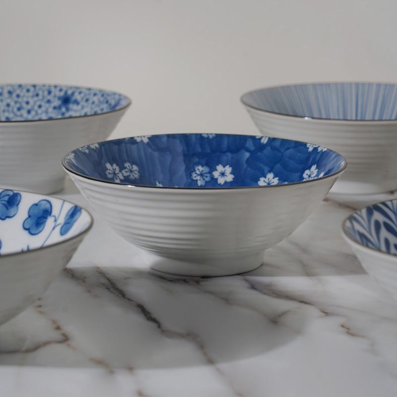 Japanese Style 7-Inch Conical Ramen & Rice Bowl