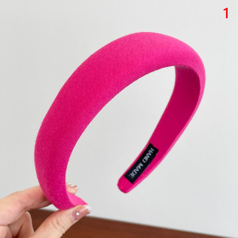 Rose Red Series Headband Female Hair Hoop Sweet And Cute Go Out All-Match Press Hair Headband Versatile  Hairstyle Tool