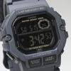 Casio Square Digital Watch WS-1400H Sports Running Lap Memory 60 Gray