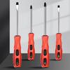 2PCS Magnetic Screwdriver Multifunctional Flat Head Cross Screwdriver Household Basic Anti Slip Manual Screw Drive Tool