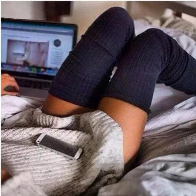 

Winter High Stockings Warm Over Knee Socks Soft Wool Women s Stockings Gaiters Striped Long Socks Thigh Stocking One Size