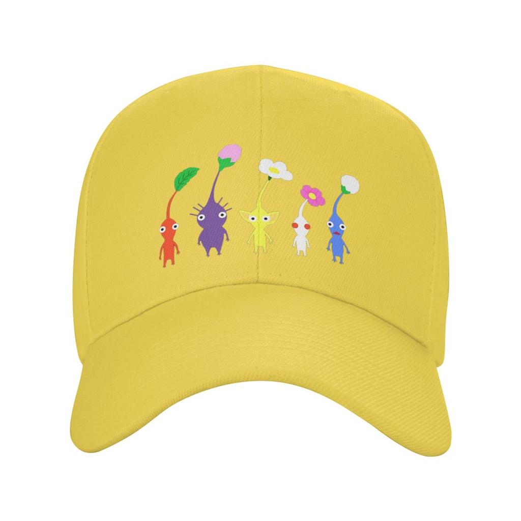 Vintage Cute Pikmin Game Baseball Caps Snapback Men Women Hats Outdoor Cap Hip Hop Baseball Hat Casquette