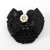 Damen Perlen Blume Band Haarnetz Hochsteckfrisur Haarnetz