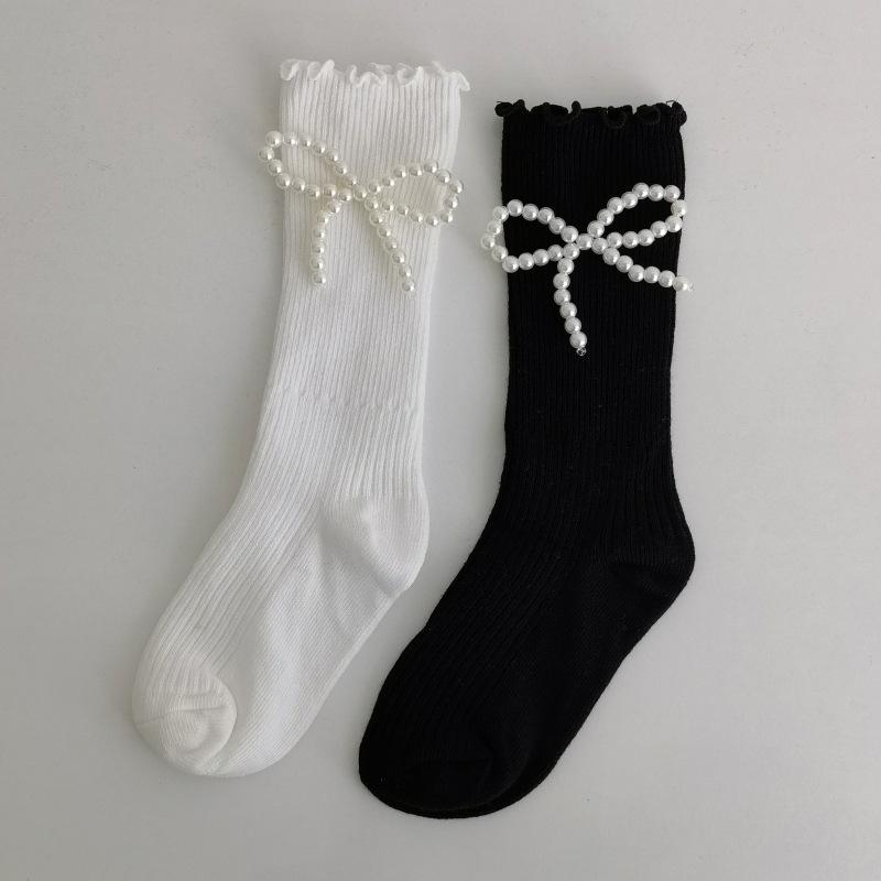 Pearl Girls Japanese Lace Cute Children's Socks - Spring & Autumn Lolita Princess Style