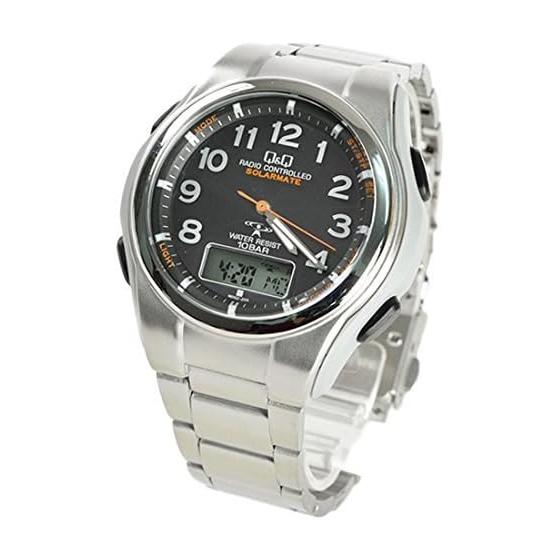 CITIZEN Citizen Q&Q Watch Ana-Digi 5 Station Radio Solar MD02-205 Black