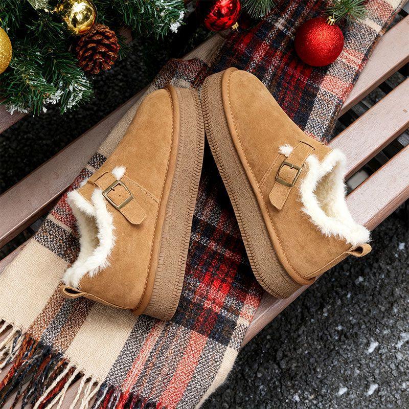 

Флисовые утолщенные плюшевые туфли женские зимние новые плюшевые теплые удобные на платформе повседневные туфли зимние ботинки женские 40 верблюд