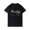 T-shirt Grafica Harajuku Vintage Anni '90 Magliette Donna Brooklyn Estive Oversize Streetwear Top Gotici Punk