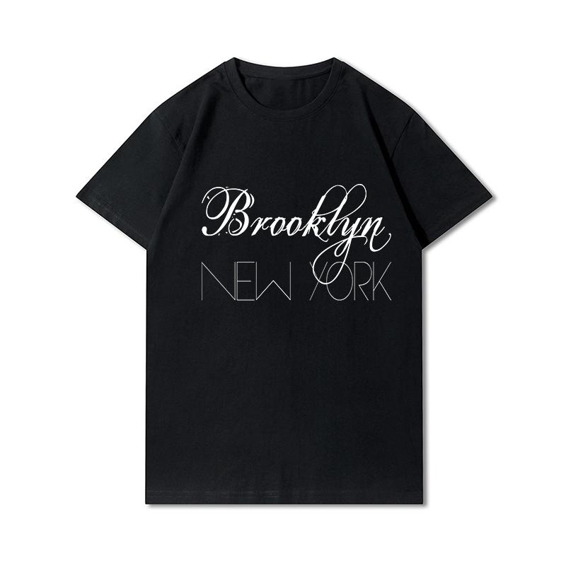T-shirt Grafica Harajuku Vintage Anni '90 Magliette Donna Brooklyn Estive Oversize Streetwear Top Gotici Punk