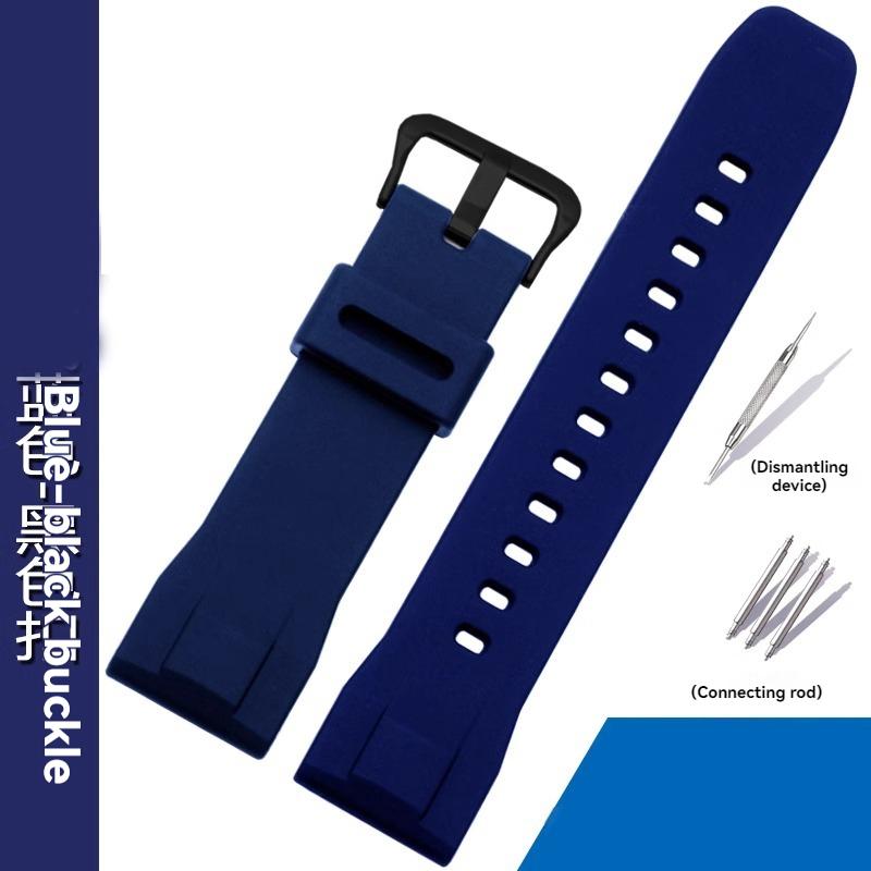 Prw30 Silikonový řemínek k hodinkám 23mm pro Casio PROTREK PRW60 70 50 30 Řemínek PRW6800 PRW6900 Vodotěsný gumový řemínek k hodinkám Náramek Pánský