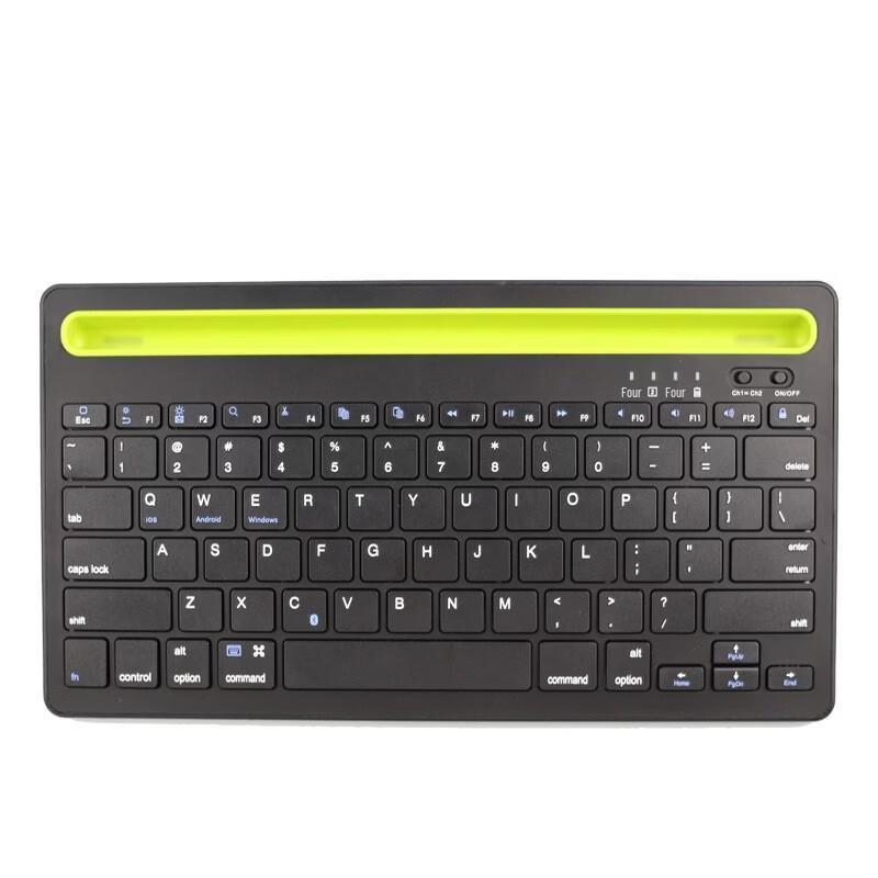 OLOEY Dual Bluetooth Wireless Silent Keyboard with Tablet Stand