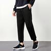 Li-Ning Solid Color Elastic Quick-Dry Casual Straight-Leg Jogger Knit Sports Pants Men Bottoms AKLVC91-1
