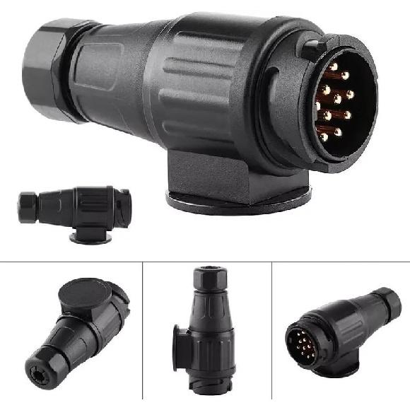 13 Pin Trailer Caravan Plug 12V Towing Connector Caravans Socket Euro Plug UK Truck Accessories Caravan Accessories