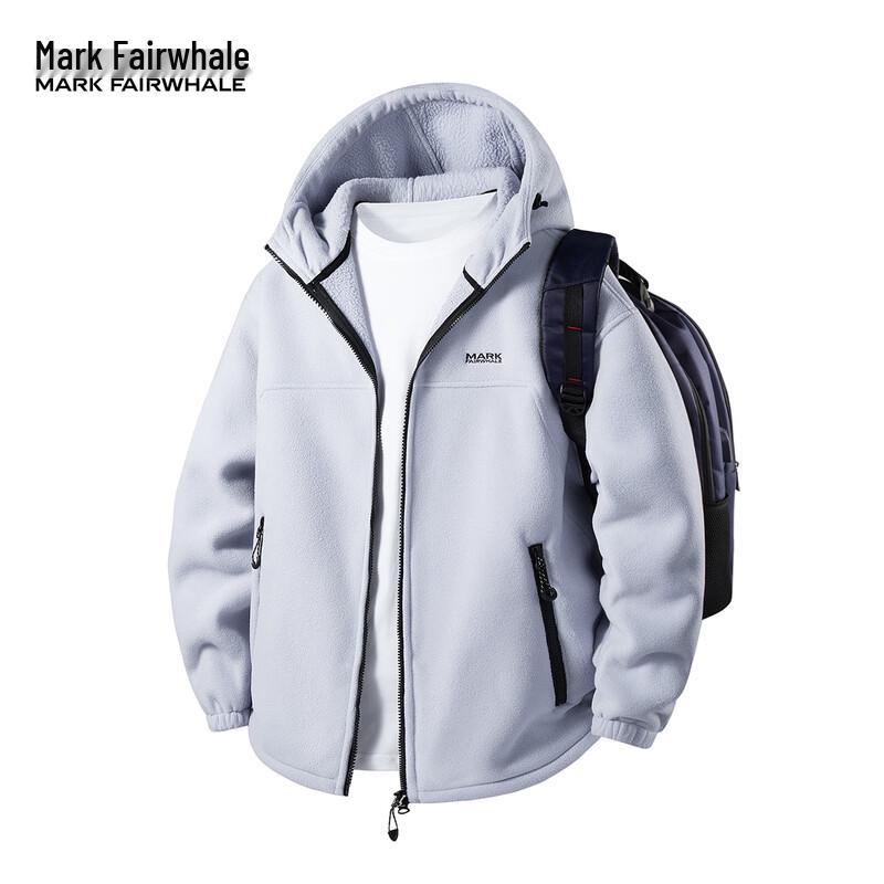 MARK FAIRWHALE Men s Fleece Hoodie Jacket XL