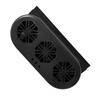 3-ventilators auto-uitlaatventilator met USB-aansluiting, stille luchtventilatie, koelventilator voor autoradiator met aparte schakelaar