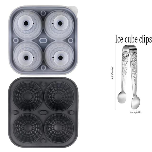 Eiswürfelform mit Deckel Rund Quadratisch Eisball Silikonform Sommer Küchenzubehör für Küche Cocktail Whiskey Getränke