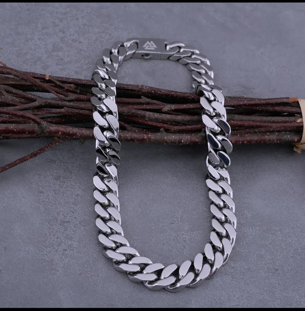 Viking Snake Punk Necklace for Men Stainless Steel Never Fade Fashion Jewelry Street Culture Vintage Style