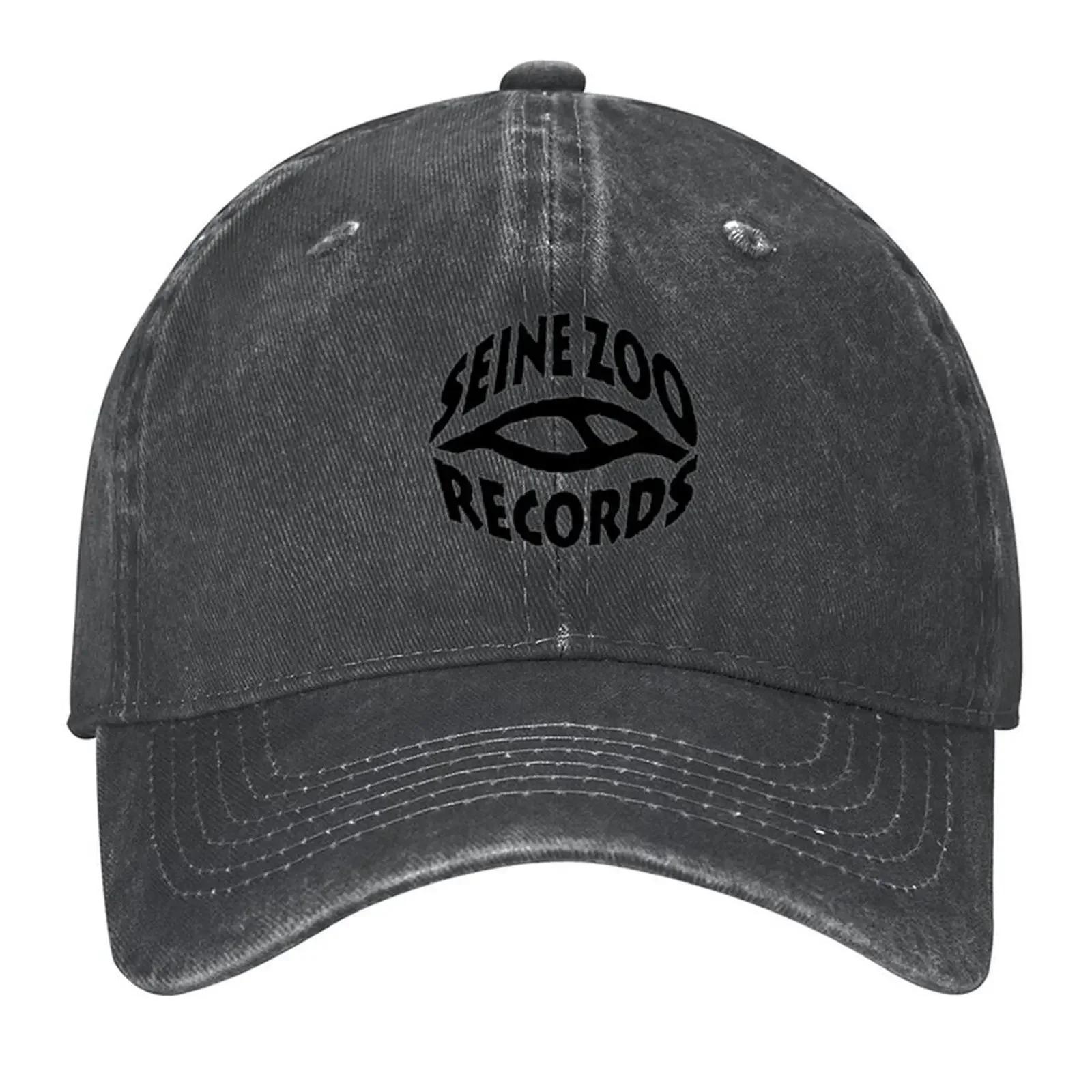 

seine zoo records Baseball Cap Gentleman Hat derby hat hiking hat summer Mens Tennis Women s промывают черный