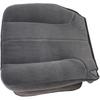 NLQR Cloth Front Driver Bottom Replacement Seat Cover Dark Gray Compatible with Dodge Ram Pickup 1500 2500 3500 4500 5500 SLT Laramie ST Custom Base