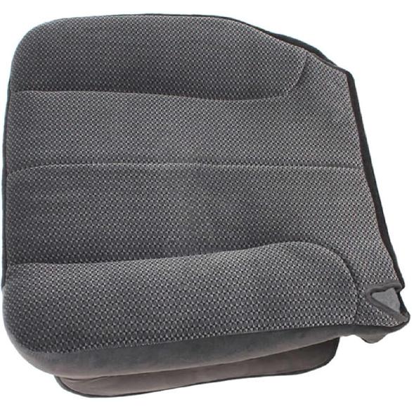 NLQR Cloth Front Driver Bottom Replacement Seat Cover Dark Gray Compatible with Dodge Ram Pickup 1500 2500 3500 4500 5500 SLT Laramie ST Custom Base