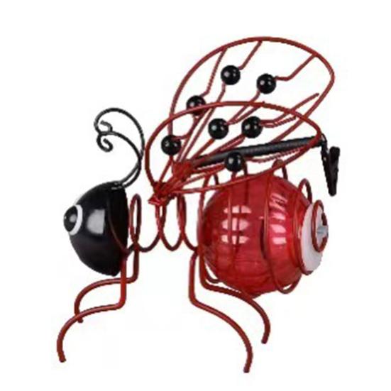 

Солнечный светильник от насекомых для сада IP65 Водонепроницаемый светильник-имитатор пчел, работающий на солнечной энергии, подвесной светильник от насекомых с пружиной для декора дворов и патио 1pc красный