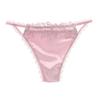 Women Sexy Shiny Satin Underwear For Daily Lace Knickers